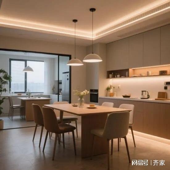 现代简约餐厅温馨到犯规！开元棋牌网站哇塞 这家的(图2)